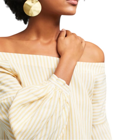 Maeve Clotille Off-The-Shoulder Blouse - Picture 3 of 7